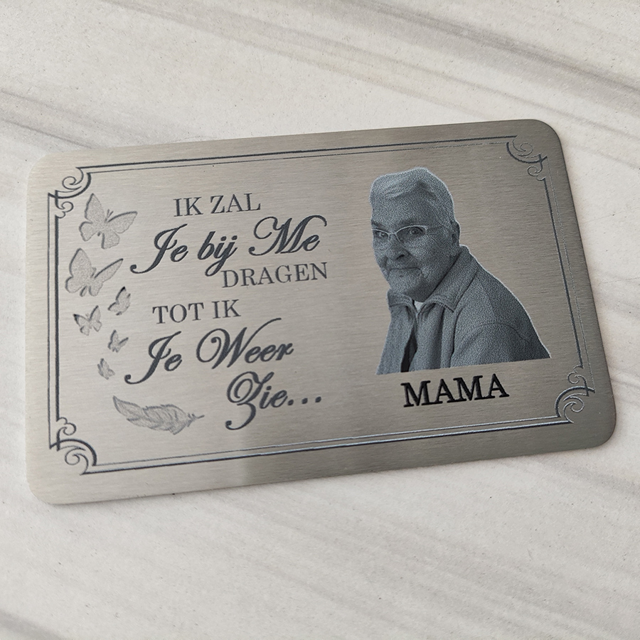 Gepersonaliseerde portemonnee kaart - Afbeelding 3