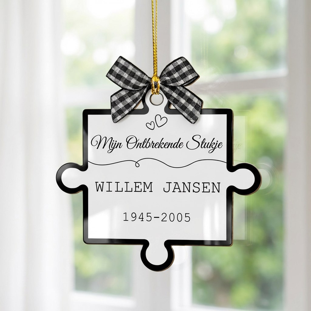 Mijn ontbrekende stukje - Houten ornament - Afbeelding 5