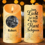 Gepersonaliseerde vlamloze LED-kaars